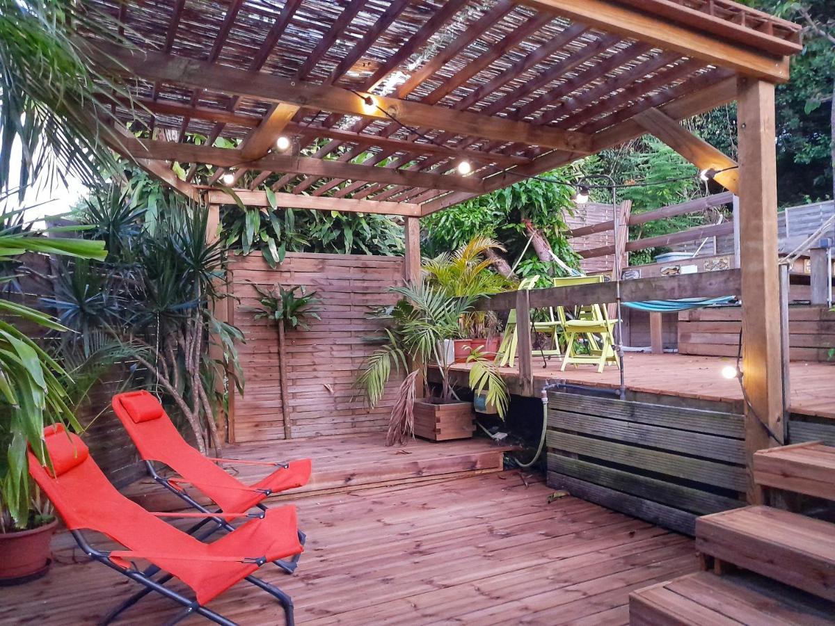 Studio Bwa Banbou Dans Villa Fleurs Des Iles Le Vauclin Zewnętrze zdjęcie