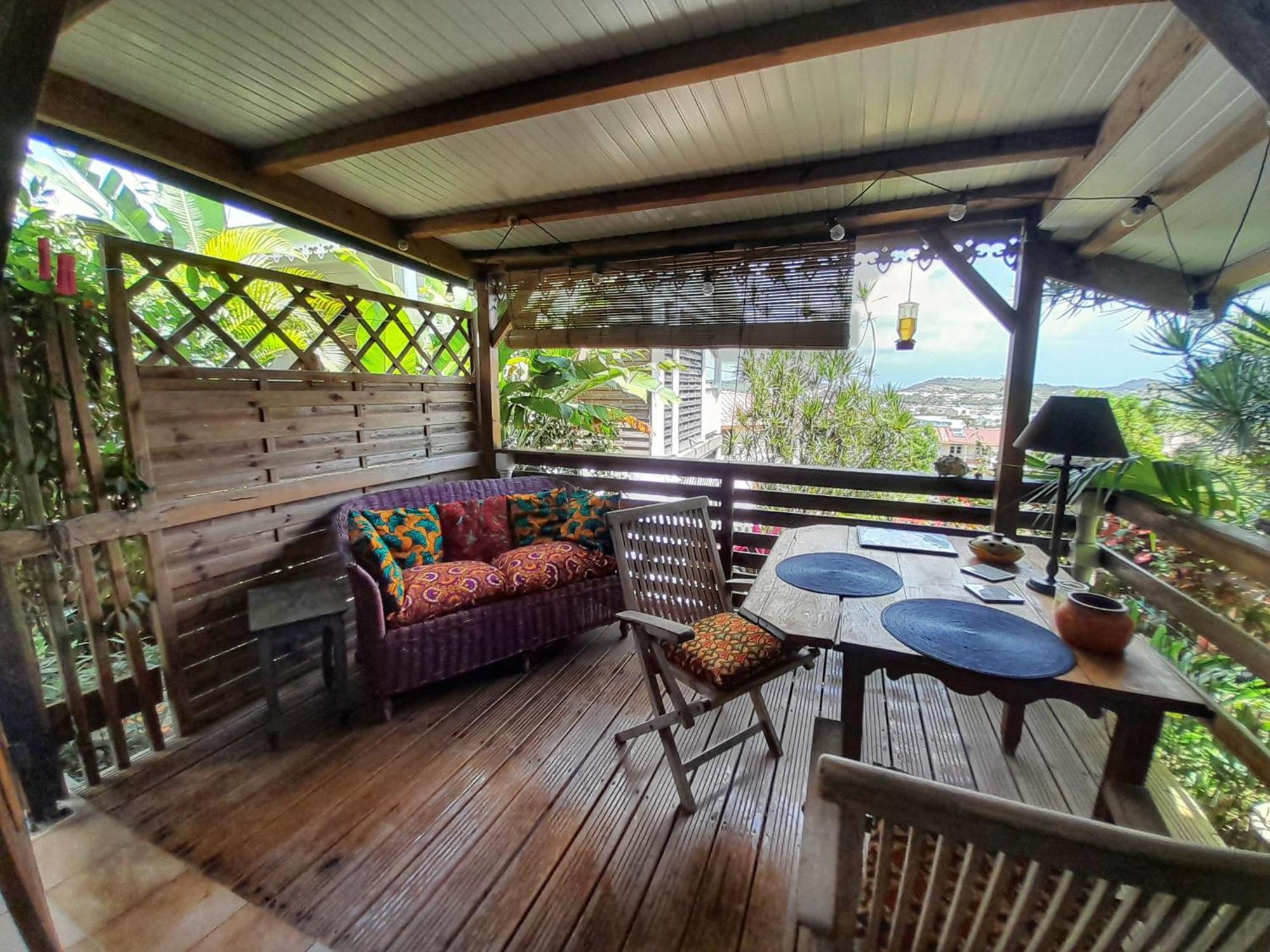 Studio Bwa Banbou Dans Villa Fleurs Des Iles Le Vauclin Zewnętrze zdjęcie