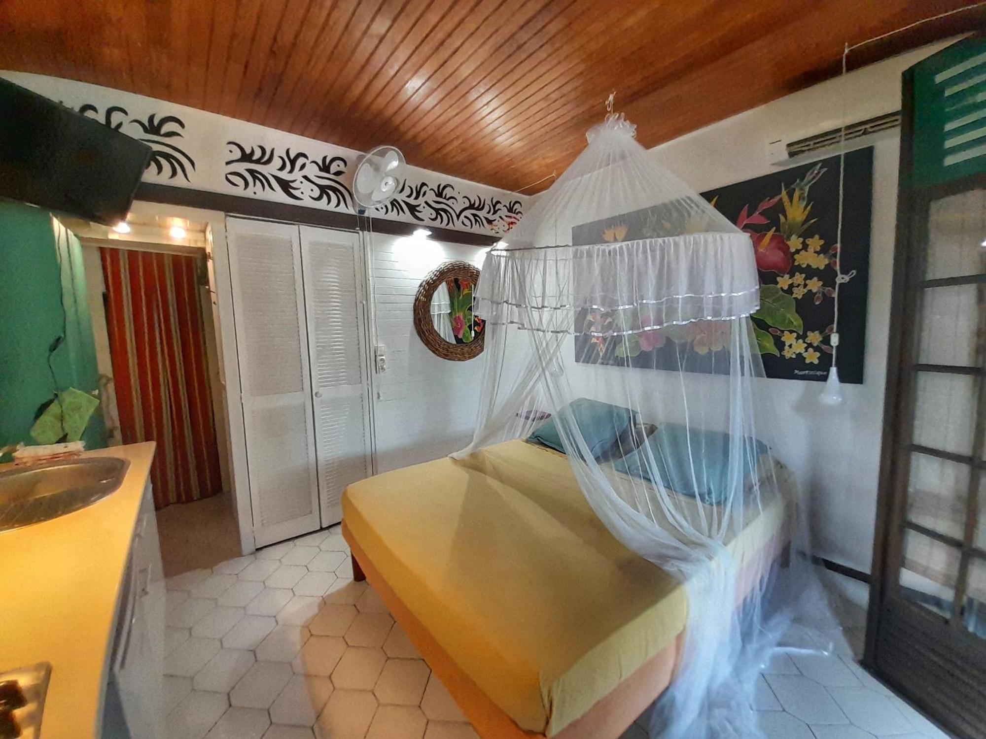 Studio Bwa Banbou Dans Villa Fleurs Des Iles Le Vauclin Zewnętrze zdjęcie